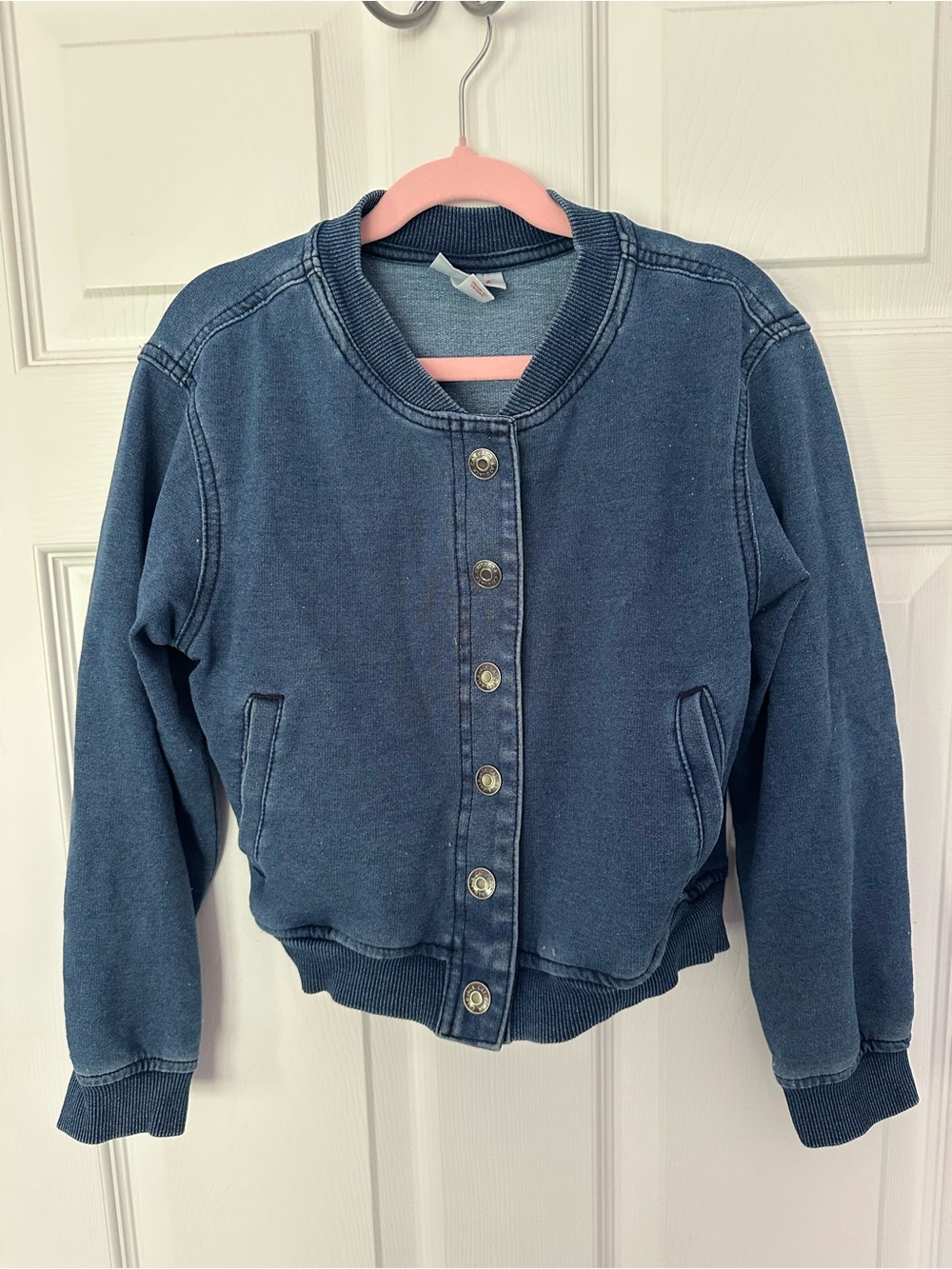 Cat & Jack Denim Bomber Jacket
